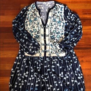Anthropologie TINY Floral Tunic M